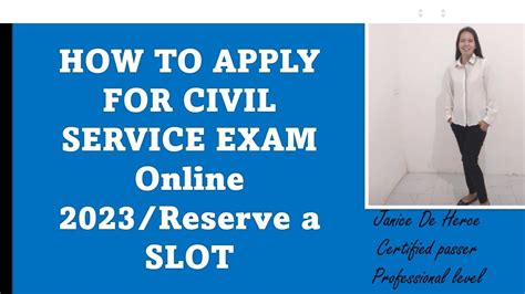 how to get slot in civil service exam|How to apply in Civil Service Exam ONLINE/Reserve a slot!.